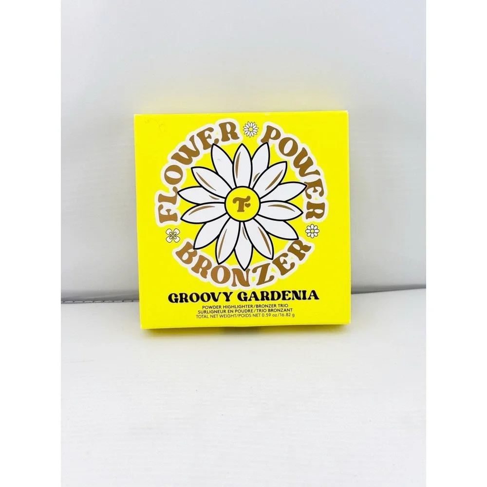 Trixie Cosmetics Flower Power Makeup Bronzer. Groovy Gardenia